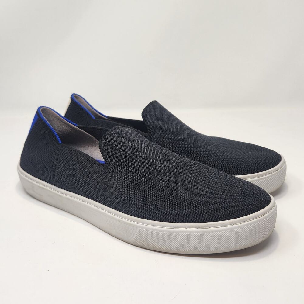 Rothys Original Slip On Sneaker Black Women Size 9.5 Casual Comfort Shoe Flats